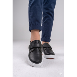 Туфли-мокасины Medvejonok Panda 462-21 (37-40) чёрный